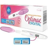 Optimac Schwangerschaftstest DIGITAL, Früh Test, 1-tlg., Optimac DIGITAL Schwangerschaftsfrühtest 6 Tage vor fälliger Periode, Digital