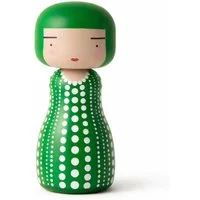 Lucie Kaas Dekoobjekt Holzfigur Kokeshi Dot Grün