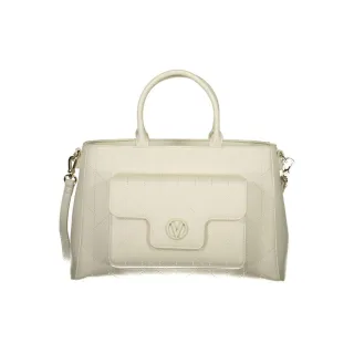 Mario Valentino Bianco Polyurethan Damenhandtasche
