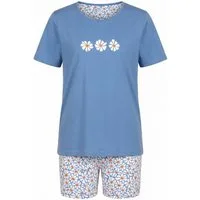 comtessa Schlafanzug Comte Kids (Set, 2 tlg., 2-teilig) Mädchen Pyjama Shorty Kurzarm Baumwolle