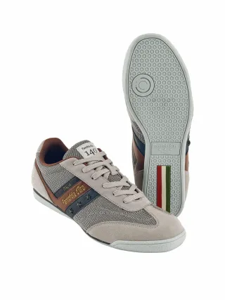 Pantofola dOro Herren Sneaker Vasto Grau Veloursleder, Nylon, PU