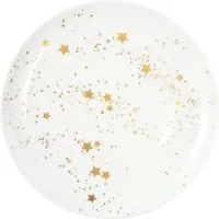 Seltmann Weiden Frühstücksteller Liberty - Golden Stars, (1 St), Teller rund 22,5 cm