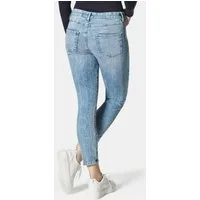 STOOKER WOMEN Slim-fit-Jeans Florenz Damen Stretch Jeans -Slim Fit- Bleached Blue