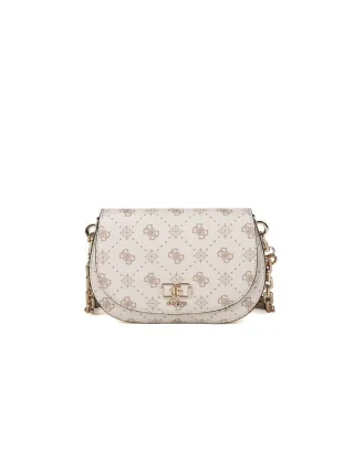 Guess Schultertasche Vanille-Logo