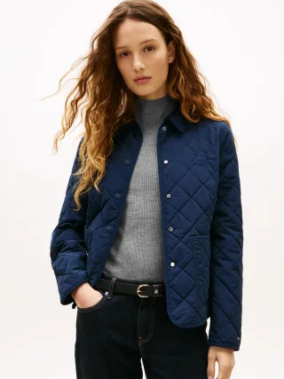 PADDED QUILTED SLIM JACKET dark night navy - Gr. - XXL
