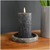 wohnfreuden Dekoschüssel Marmor Untersetzer 13 cm grau, 32985