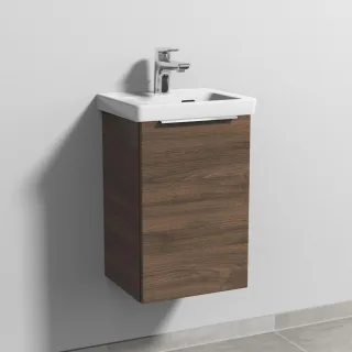 Sanipa 3way Waschtischunterbau zu Villeroy & Boch Subway 3.0 Waschtisch mit 1 Tür, Eiche-Arizona UM84180