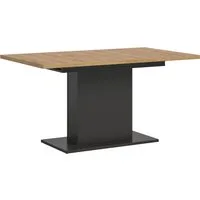 Home affaire Esstisch Motus, ausziehbar 150 -190 cm, inklusive 40 cm Einlegeplatte (Set, 1-St), Säulengestell mit Bodenplatte, Tisch, Küchentisch, Esszimmer, Küche