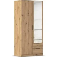 rauch Kleiderschrank Drehtürenschrank Schrank Garderobe Ankleide Schlafzimmer LAGOA (3 verschiedene Ausstattungen BASIC/CLASSIC/PREMIUM (inkl. SOFT-CLOSE) geräumige Schubladen, 3 Breiten, optional mit Aufsatz MADE IN GERMANY