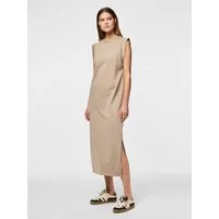 pieces Maxikleid PCCHILLI SUMMER SL ANK DRESS UB NOOS BC mit seitlichen Schlitzen