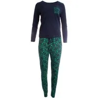 Era&Me Pyjama Damen Pyjama Set Schlafhose + Langarm Oberteil (Schlafanzug Schlafhose + Langarm Oberteil, 2 tlg., Schlafanzug Set) Hoher Baumwollanteil