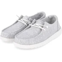 Hey Dude HeyDude HD45434-007 Damen Textil grey Schnürschuh