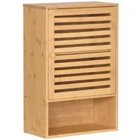 AD.CON Wandhängeschrank Wandschrank Hängeschrank mit Tür Offenen Ablagen Badschrank