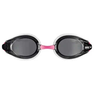 Arena - "Tracks" Schwimmbrille für Herren/Damen Unisex (Weiß/Rauch-Grau/Fuchsie)
