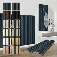 Hexim Wanddekoobjekt APH04 (Akustikpaneele 138,5x60cm Holz Comfort - flexible Holzpaneele Platten Lamellenwand MDF Wandpaneele Lamellenverkleidung Wandverkleidung schalldämmend 0.83m² Ocean)
