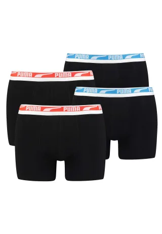 Puma Herren Boxer Boxershorts Men Unterhose Multi Logo Pant Unterwäsche 4er Pack...