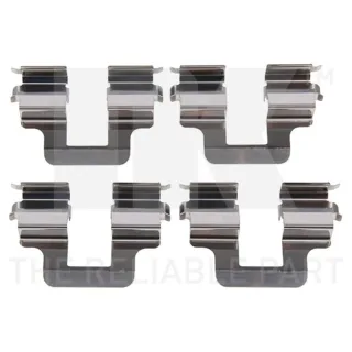 NK Zubeh?rsatz f?r Bremsbel?ge hinten Alfa Romeo159 Audi A3 A6 Seat Skoda VW Eos