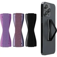 kwmobile Popsockets Smartphone Fingerhalter 3 Set, (3-tlg., Handy Halter Griff Halterung Einhandbedienung - 3x Handyhalter)