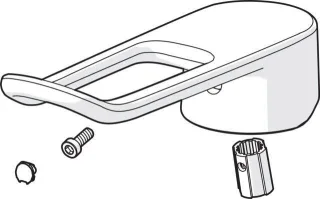 Hansa Langer Hebel HANSACLINICA 59914716 Bügelh. Bed.he. lang L=162 chr 59914716