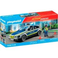 Playmobil® Polizei Streifenwagen (71729), Playmobil Action Heroes Konstruktions-Spielset, (24 St)