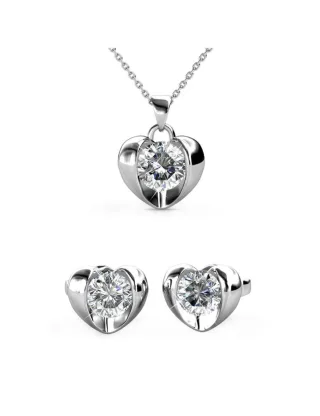 Simply Love Set - Silber und Kristall