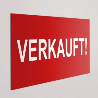 verkauft als Schild oder Aufkleber