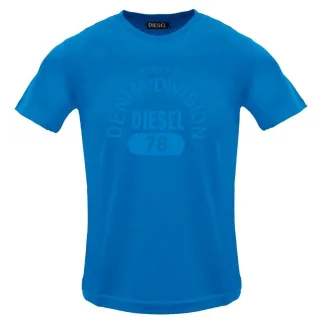 Diesel Unisex Erwachsene Eigentum der Denim Division Logo T-Shirt (Königsblau)
