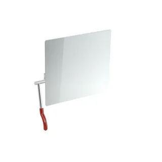 Hewi Kippspiegel 802.01.100L33 725x741x73mm, Hebel links, rubinrot