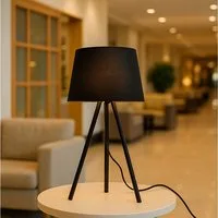 Braytron LED Stehlampe Moderne LED Stehleuchte mit 3-Bein Design und satiniertem Schirm, ohne Leuchtmittel, E27 Fassung (ohne Leuchtmittel), Fußschalter