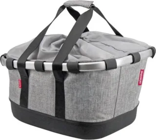 KLICKfix Bikebasket GT Gepäckträgertasche twist silver 21 L