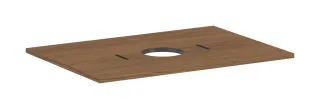 Hansgrohe Konsole Xilesa E 780x550mm m.Ausschnitt mitt.Aufsatzwasch.o.Hl Eiche Kaschmir, 54275550 54275550
