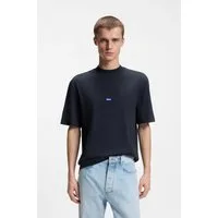 HUGO Blue T-Shirt Nieros mit Logo-Patch