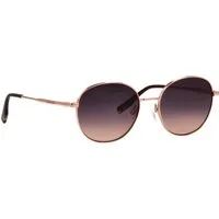 TOM TAILOR Sonnenbrille Modell 675000 Form Rund, Logoschriftzug auf Bügel, Metallfassung