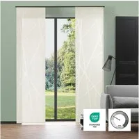 Neutex for you! Schiebegardine BEAM (1 St), Paneelwagen, halbtransparent, Abstraktes Muster