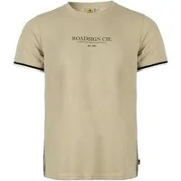 ROADSIGN australia T-Shirt Outback Rib (1, 1-tlg., 1) Piqué-Shirt mit feiner Struktur und sportlichem Rundhalsausschnitt