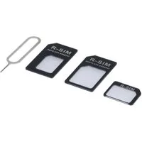 Renkforce Renkforce RF-5044718 SIM Adapter Adaptiert von: Nano SIM, Micro SIM A Adapter