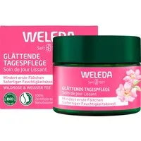 WELEDA Tagescreme GLÄTTENDE TAGEPFLEGE WILDROSE & WEISSER TEE, sofortiger Feuchtigkeitsboost, für alle Hauttypen