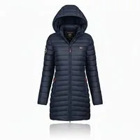 Geographical Norway Steppmantel Damen Outdoorjacke Lange Steppjacke Parka S-2XL
