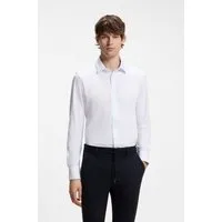 BOSS Businesshemd HANK Kentkragen, Slim Fit, Baumwoll-Mix mit Performance-Stretch