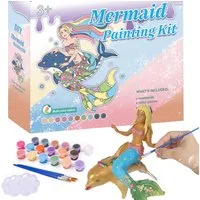 YI Kreativset Malen Meerjungfrau Spielzeug für Mädchen Kinder 4 - 9 Jahren