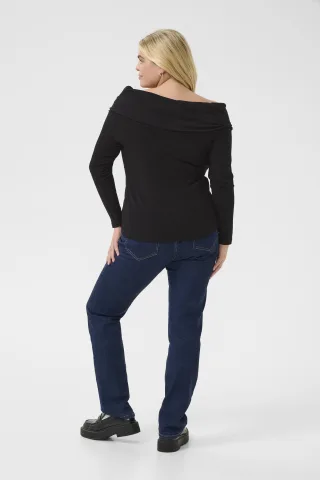 T-shirt Tight fit Black