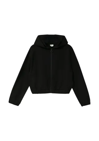 s.Oliver - Sweatshirt Jacke schwarz - Gr. - 146/152