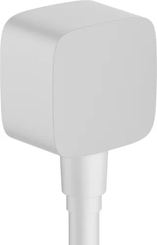 Hansgrohe Schlauchanschluss DN15 Fixfit E mit Rückflussverhinderer mattweiss, 26457700 26457700