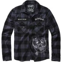 Brandit Flanellhemd Brandit Herren Motörhead Checkshirt (1-tlg)
