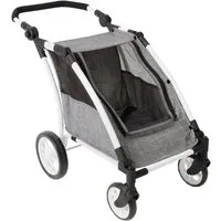 CHIC2000 Puppen-Zwillingsbuggy Puppen-Trailer Roadster, für zwei Puppen