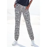LASCANA Schlafhose Uni oder mit tollem Animal-Print