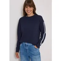 CECIL Sweatshirt mit Tape Detail am Ärmel