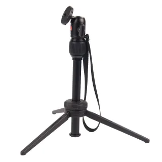 MT-10 Mini Aluminum Tripod Projector Stand 2 Section Tabletop Tripode with Gimbal Ball Head for SLR DSLR Camera Phone Ph