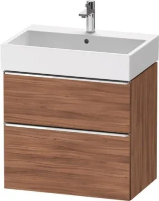 Duravit D-Neo Waschtischunterbau wandhängend Nussbaum Matt 684x442x625 mm - DE4372010790000 DE4372010790000