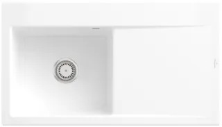Villeroy & Boch Einbauspüle Subway Style 50 1000x510mm Ablgarn. IB li Keram. Weiß Alpin cplus, 33520 335201R1